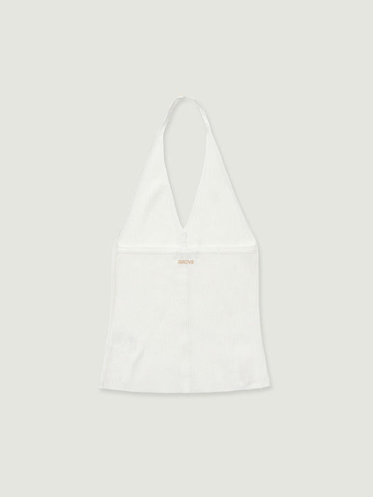 Grove 26Ss 26Ss Alina Halter Top (Ivory)