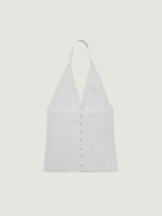 Grove 26Ss 26Ss Alina Halter Top (Light Gray)