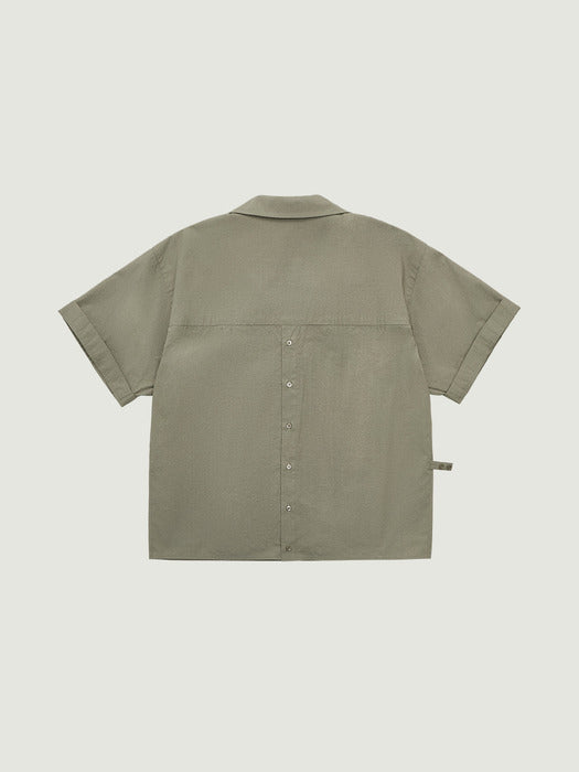 Grove 26Ss Calia H/S Shirt (Khaki)