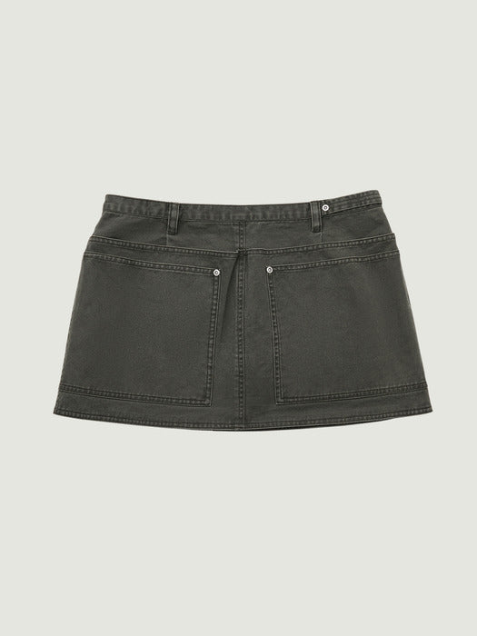 [grove] 26Ss Tovi Layered Skirt (Khaki)