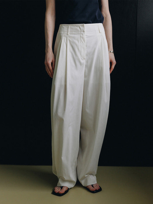 Loeuvre Wide Two-Tuck Pants