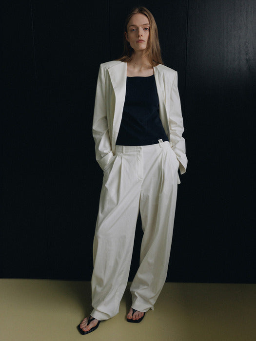 Loeuvre Wide Two-Tuck Pants