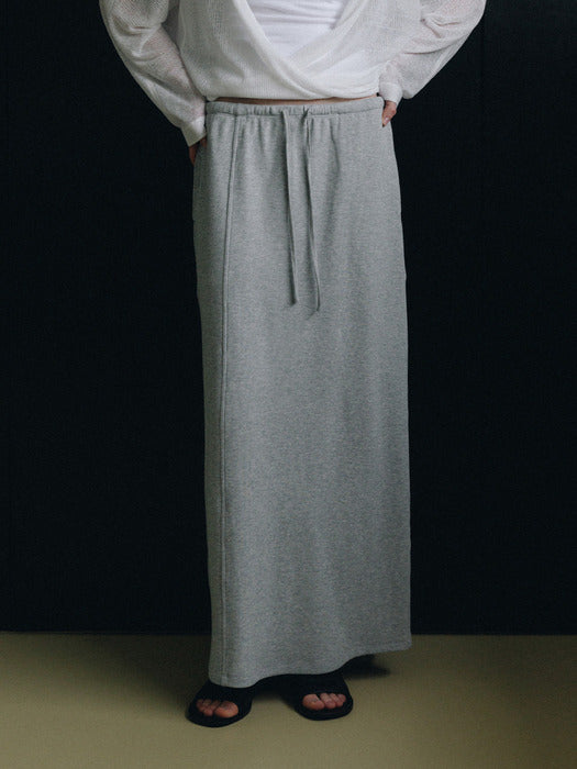 Loeuvre H-Line Maxi Jersey Skirt