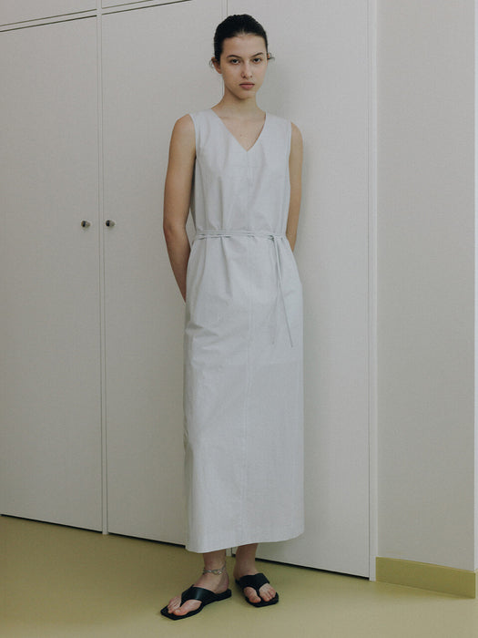 Loeuvre String Point H-Line Long Dress