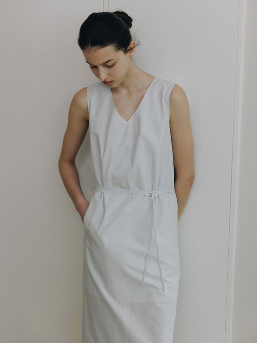 Loeuvre String Point H-Line Long Dress