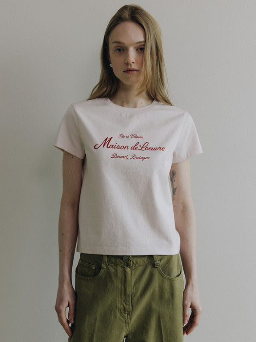 Loeuvre Dinard Print Slim T-Shirt