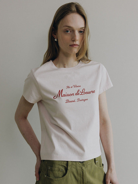 Loeuvre Dinard Print Slim T-Shirt