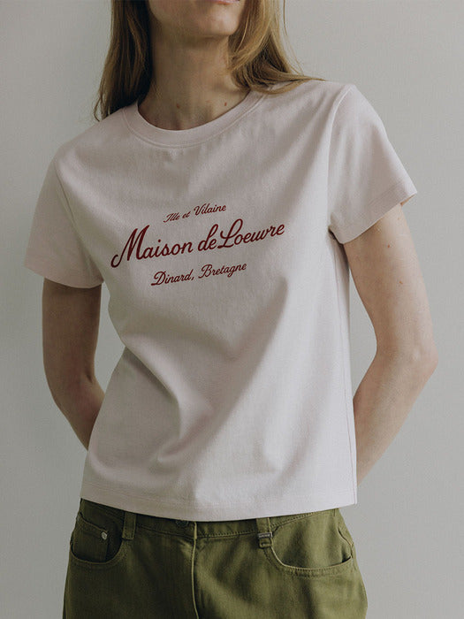 Loeuvre Dinard Print Slim T-Shirt