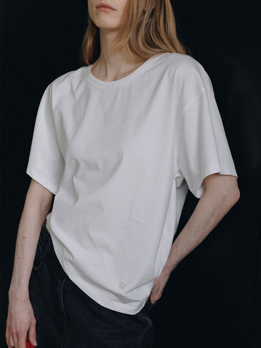 Loeuvre Asymmetric Draped T-Shirt