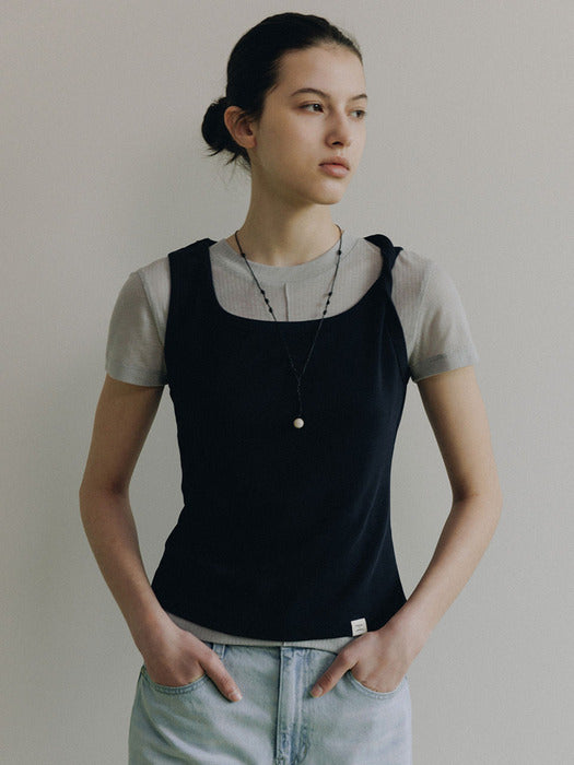 Loeuvre Twist Sleeveless Top