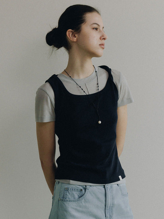 Loeuvre Twist Sleeveless Top