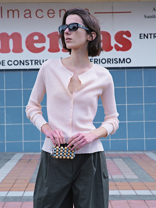 Loeuvre Linen Blend Waist-Tied Cardigan