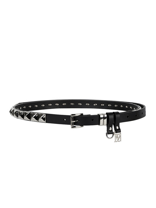 Wconcept_Treemingbird Square Studed Belt [ Black ]