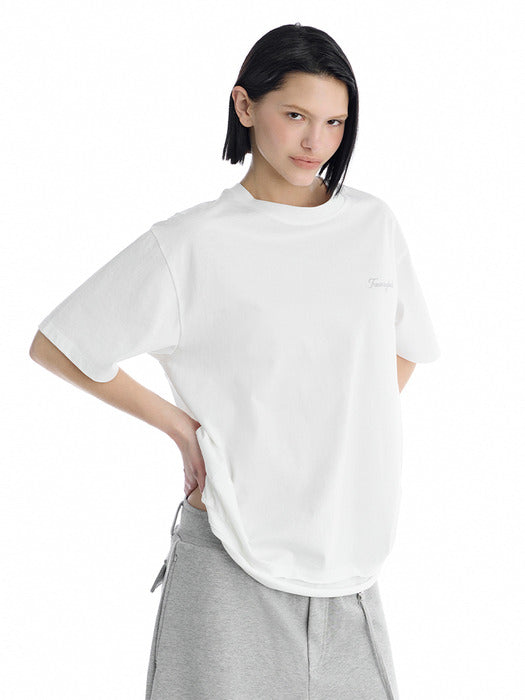 Wconcept_Treemingbird Open Back Detail T-Shirt [ White ]