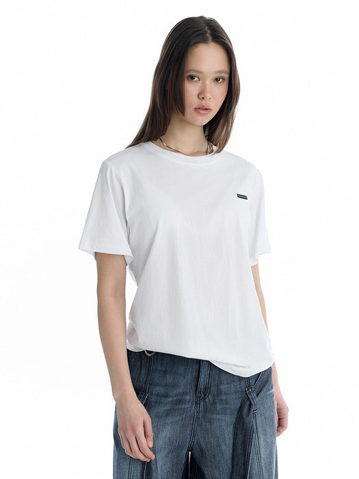 Wconcept_Treemingbird Essential Regular-Fit T-Shirt [ White ]