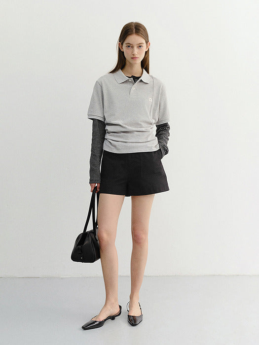 Dunst Cotton Safari Shorts Black