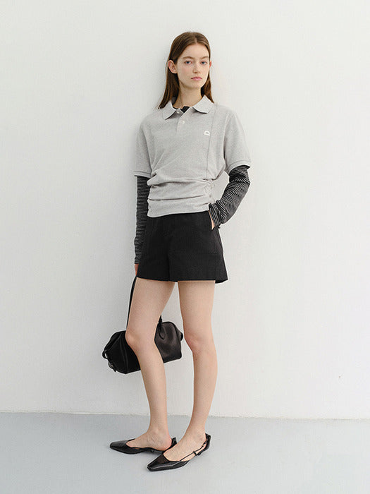 Dunst Cotton Safari Shorts Black