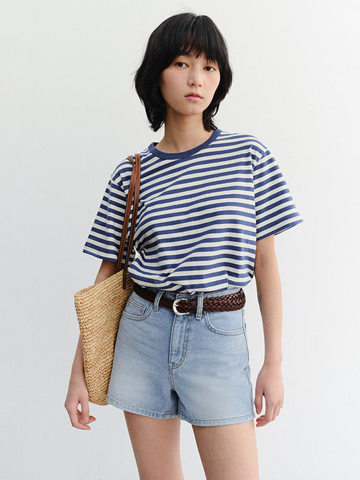 Dunst Mini Denim Shorts Light Blue