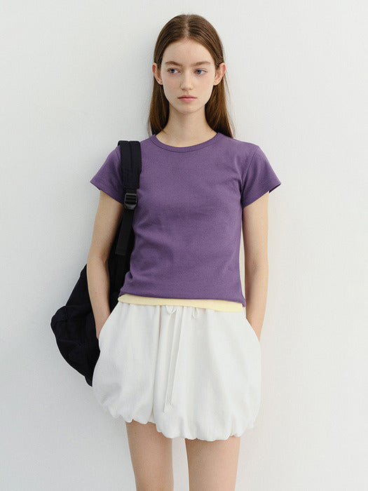 Dunst Mini Volumed Skirt White