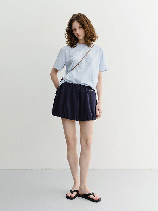Dunst Mini Volumed Skirt Navy
