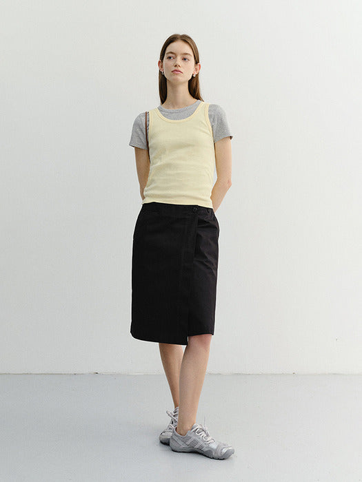 Dunst Essential Sleeveless Top Butter