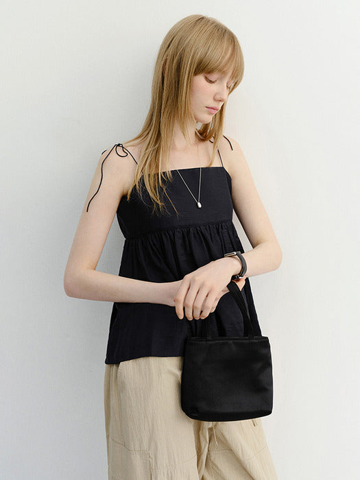 Dunst Flared Bustier Blouse Navy