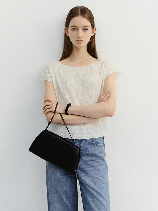 Dunst Pleats Blouse Ivory