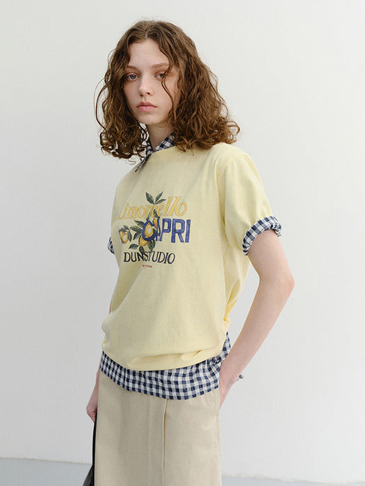 Dunst Unisex Limoncello T-Shirt Lemon