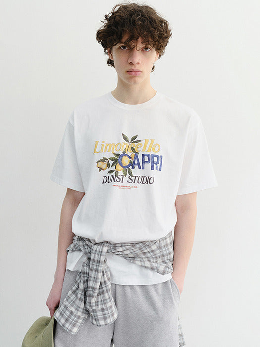 Dunst Unisex Limoncello T-Shirt Off White