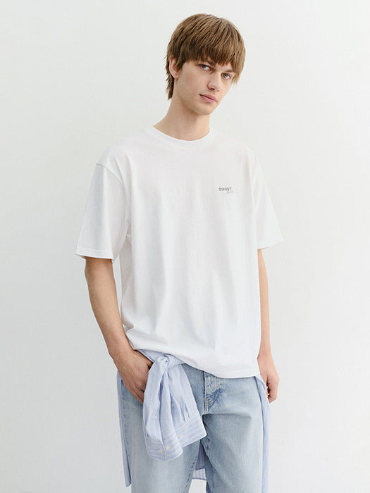 Dunst Unisex Garment Dyed T-Shirt Off White
