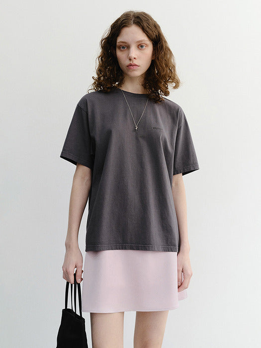 Dunst Unisex Garment Dyed T-Shirt Charcoal Grey