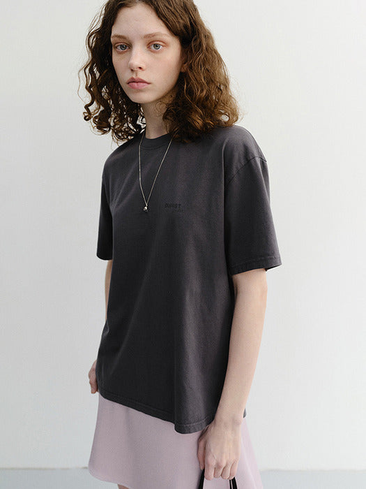 Dunst Unisex Garment Dyed T-Shirt Charcoal Grey
