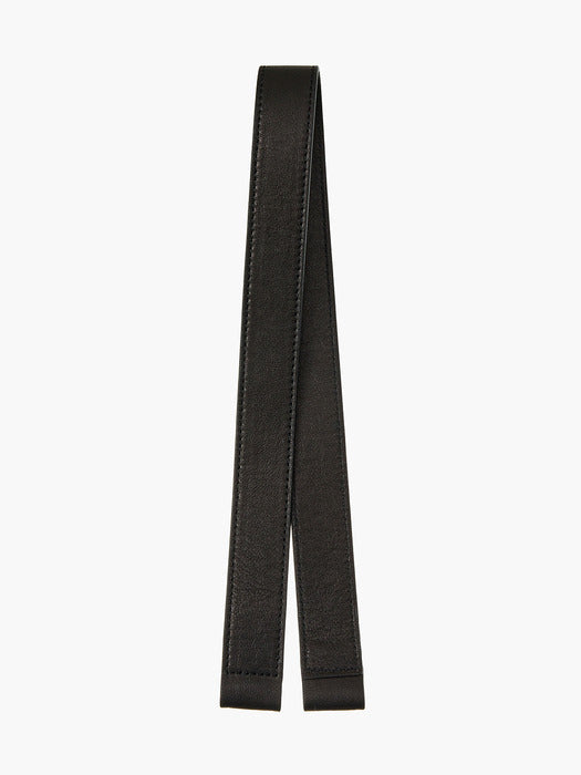 [Margesherwood] Dumpling STRAP_black washed nappa