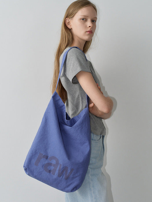 Facade Pattern Raw Vintage Cotton Bag