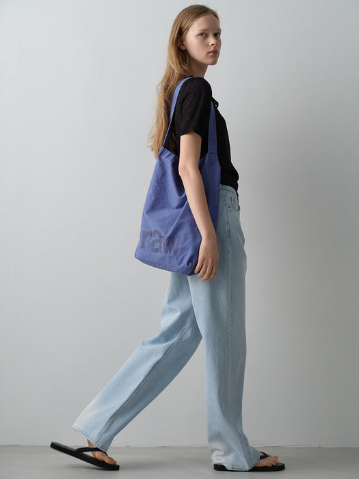Facade Pattern Raw Vintage Cotton Bag