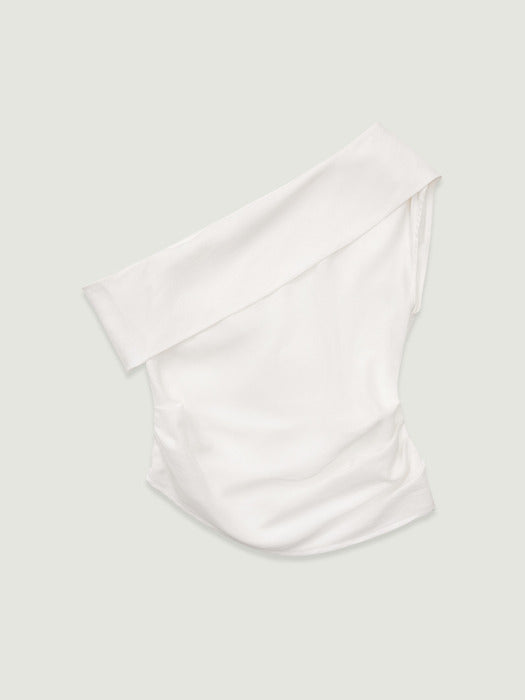 [grove] 26Ss Maya Off-Shoulder Blouse (White)