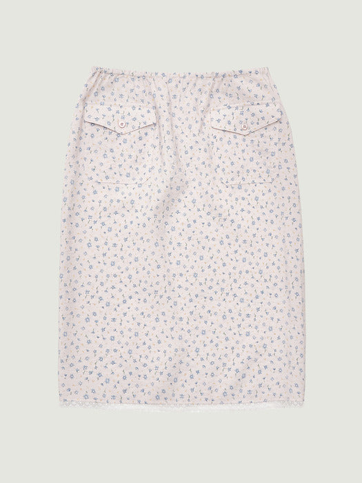 Grove 26Ss Violet Midi Skirt (Pink)