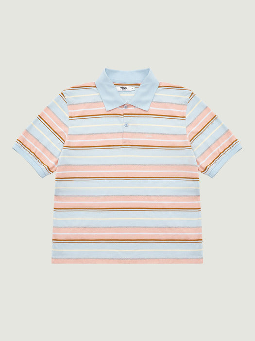 Grove 26Ss Carell Stripe Pique Shirt (Pink)