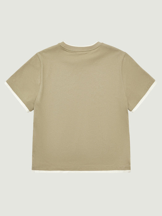 [grove] 26Ss Carmen H/S T-Shirt (Khaki)