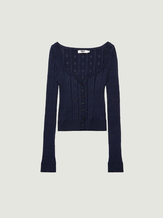 Grove 26Ss Nadine Cardigan (Navy)