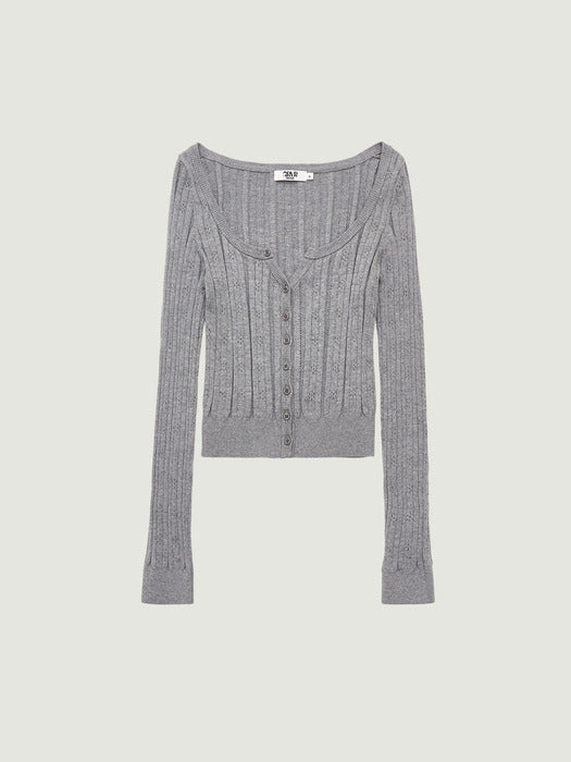 Grove 26Ss Nadine Cardigan (Gray)