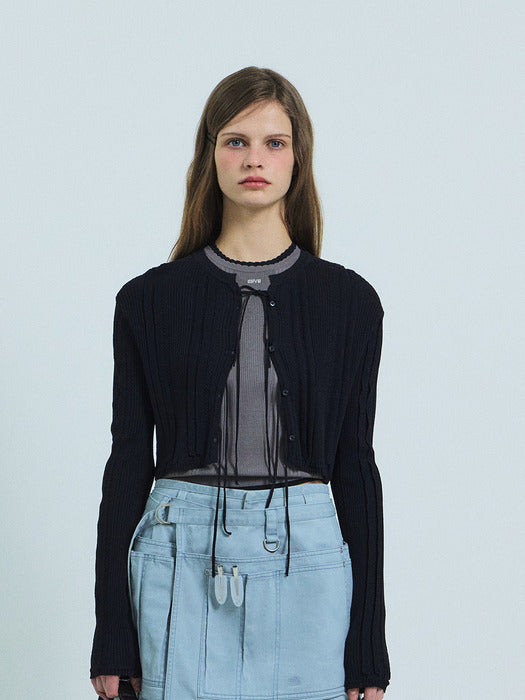 Grove 26Ss Bowen Cardigan (Navy)