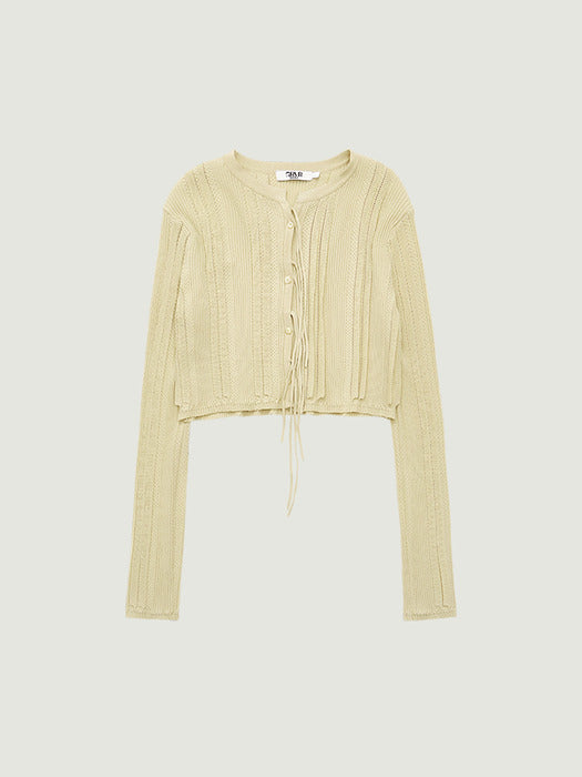 Grove 26Ss Bowen Cardigan (Beige)