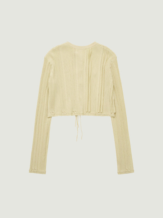 Grove 26Ss Bowen Cardigan (Beige)