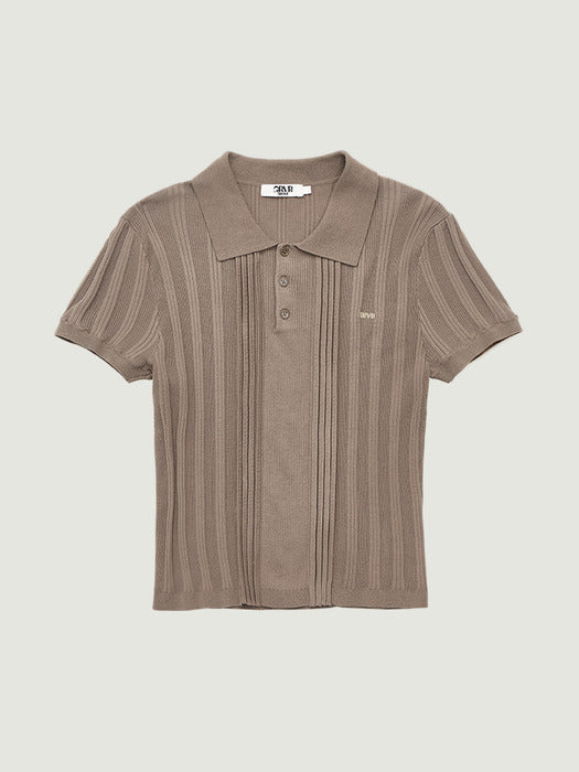 Grove 26Ss Petal Collar Knit (Brown)