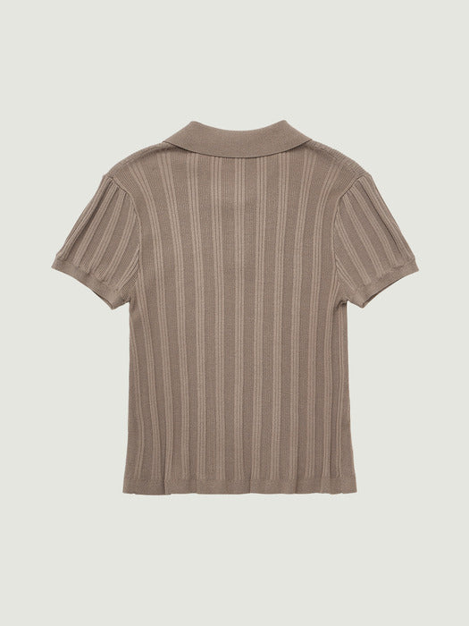 Grove 26Ss Petal Collar Knit (Brown)