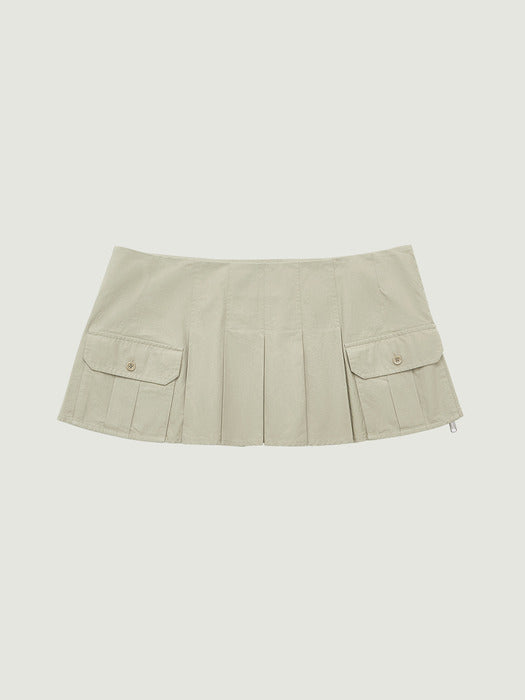 Grove 26Ss Manon Layered Skirt (Beige)