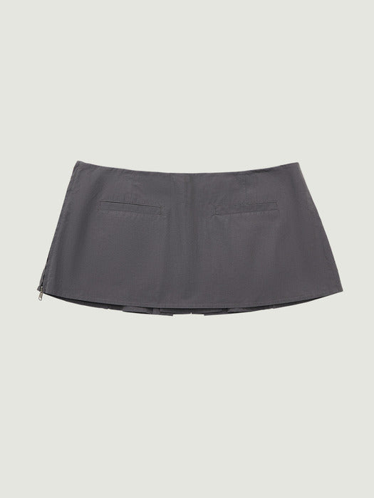 Grove 26Ss Manon Layered Skirt (Charcoal)