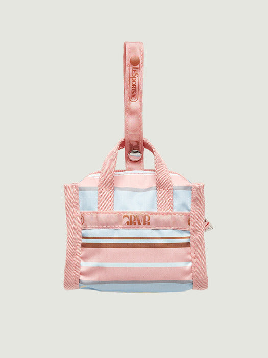 Grove 26Ss [GROVE X LESPORTSAC] Grvr Stripe Charm (Pink)