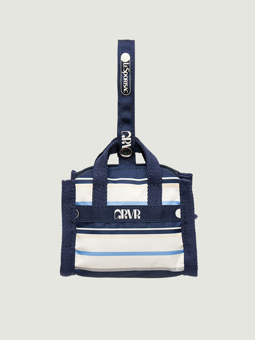 Grove 26Ss [GROVE X LESPORTSAC] Grvr Stripe Charm (Navy)